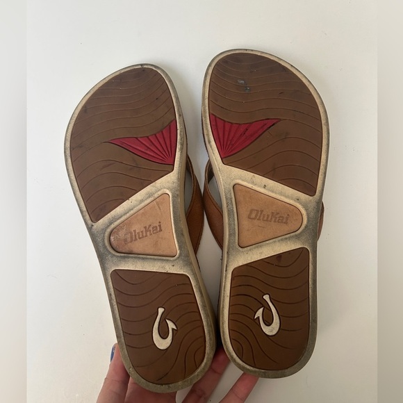 OluKai Women’s Mala'e - Platform - Flip Flop - Wedge - Thong Sandals 9 - Picture 7 of 7